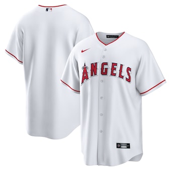 mens nike white los angeles angels home replica team jersey_